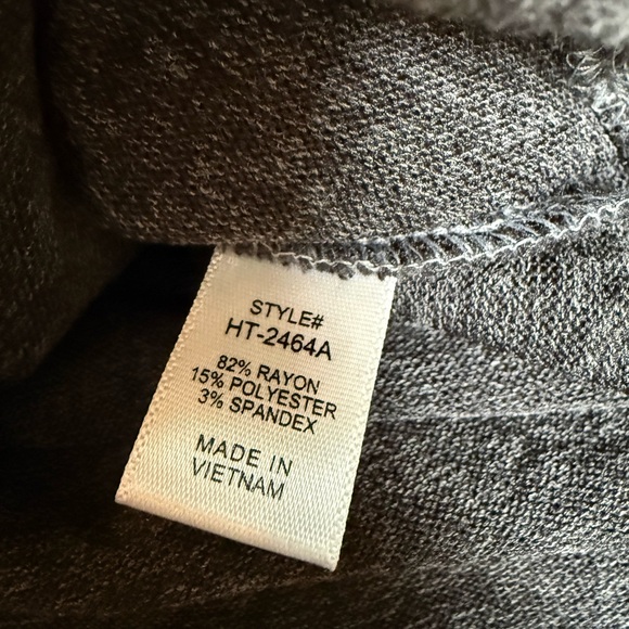 Zenana Outfitters Dark Gray Fleece Top - Picture 5 of 7